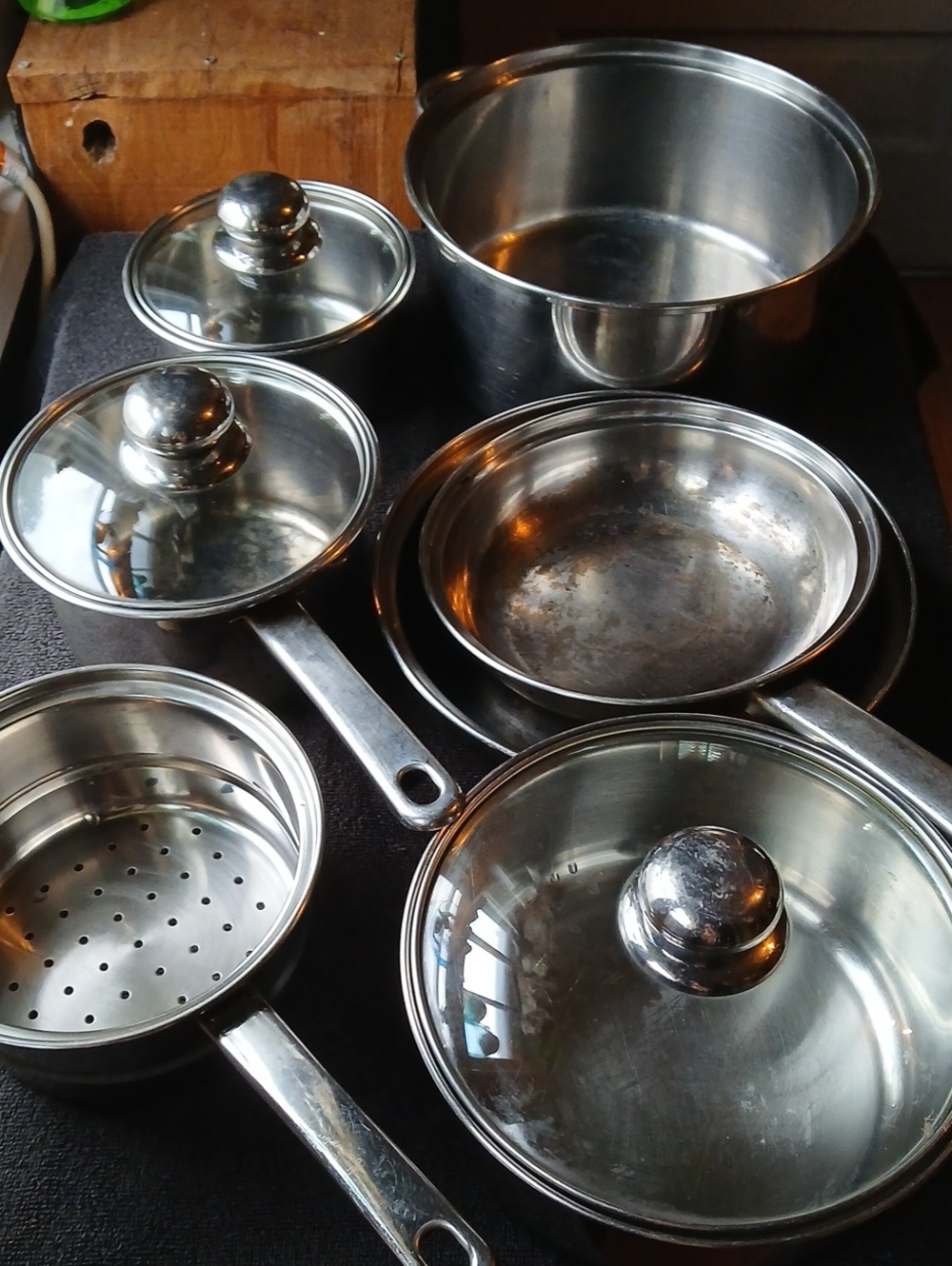 Stainless Steel Cookware Set - Silver